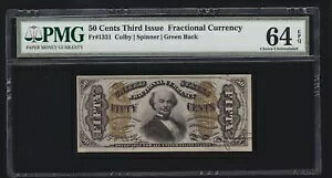 US 50c [ʉݎ FR 1331 PMG 64 EPQ V Ch CU