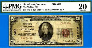 1929�N $20 �i�V���i���o���N �o�[�����g�B�Z���g�I�[���o���Y CH# 3482 PMG 20 �g�b�v�|�b�v�ō���