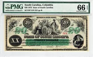 1872N $20 TEXJCiBAPMG 66 GEM EPQ-S[WXI