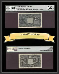 TT 1944 ���� �C�^���A 10�A�r���G�b�g �f�B �X�^�[�g �s�b�N # 32b PMG 66 EPQ 1/2 �A��!