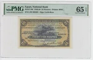 GWvg 1 |h 1947 P10d GEM UNC PMG 65 EPQ [X X iC {[g V̖