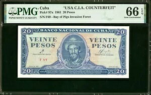 �A�����J 1961 CIA�s�b�O�X�p�N�U�R 20 �y�\�s�b�N 97x PMG 66 EPQ