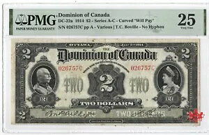 1914 h~jI Iu Ji_ $2 J[uh 026757C - PMG VF25 - DC-22a-