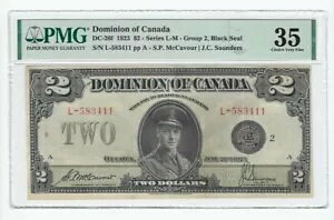 1923 �h�~�j�I�� �I�u �J�i�_ $2 �m�[�g DC-26f�ABlk �V�[�� Gr #2 Ser #L-583411 PMG VF-35