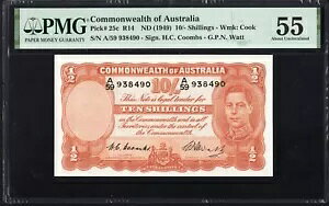 I[XgA 10 10 VO P25c R14 1949 N[Y bg PMG55 aUNC  KING