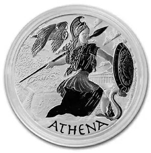 2022-P �c�o�� 1 �I���X �V���o�[ Gods of Olympus BU (Athena) f/SEALED ROLL in CAPSULE