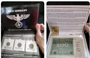 O鍑RC 񎟐E hCc 1 5 & 10 Reichspfennig & 1 }N