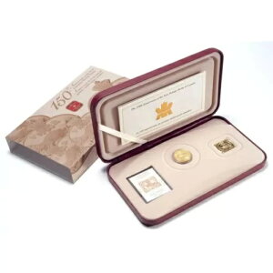 2001 3c カナダ初の切手、150 周年記念スターリング銀貨セット