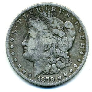 1879 S VF ���[�K�� �h�� �f�G�Ȕ��ɏ㎿�ȕč� 90% �V���o�[ �I���W�i�� ���A�� �R�C�� #8519