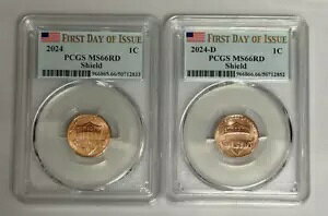 2024 PAD J[ V[h Zg 1c PCGS MS66RD s 2 RC Zbg #1