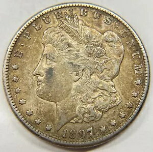 アメリカ 1897-S $1 モルガン ダラー銀貨