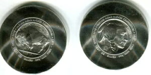 _jGEJ[ 2013 CfBAwbh 100 NLO FIVE CENTS One Troy Oz Silver Moonlight