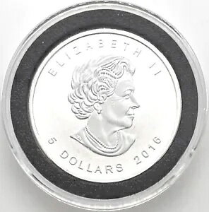 2016 $5 �J�i�_ ���[�v�� ���[�t �v���C�x�[�g �^���N�t�� 1�I���X�J�v�Z���t�� .9999 �V���o�[ �R�C��