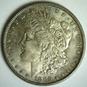 1886 ���[�K�� �V���o�[ �_���[ $1 US �^�C�v �R�C�� �G�N�X�g���t�@�C�� ���� �t�B���f���t�B�A