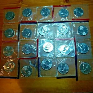 1990-1999 P D Kennedy Half Dollars BU in Mint Cello 20 US �R�C�� - ��������!!