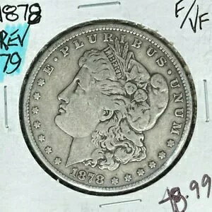 1878 REV OF 79 ���[�K�� �V���o�[ �h�� ~ F/VF ~NICE COIN~