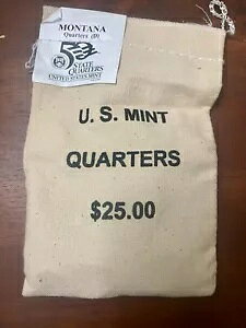 米国造幣局 $25.00 未流通バッグ モンタナ (D) デンバー造幣局