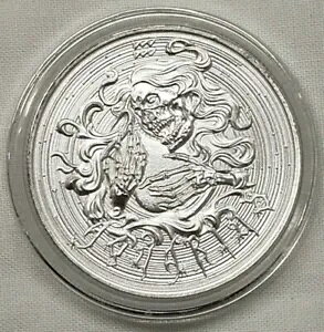 1オンス アクエリアス ゾンビ ゾディアック サイン シルバー ラウンド コイン #8 ゾンビ ゾディアック シリーズ