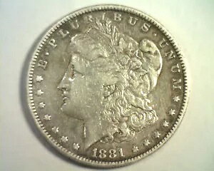 1881 ���[�K�� �V���o�[ �h���ɍ� XF �ɍ� EF �f�G�ȃI���W�i�� �R�C��