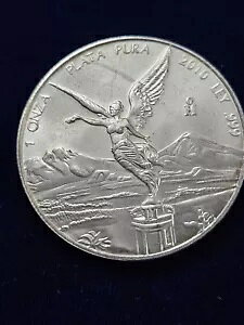 ??2010 メキシコ リベルタード 1 オンス .999 上質銀貨 UNC