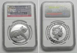 2012P �I�[�X�g�����A $1 KOALA Bear NGC MS69 �ŏ��� 7500 �X�g���N�� 1 �� #8112