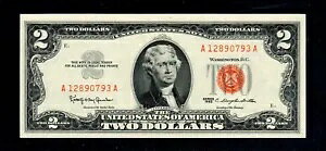 1963 $2 ���b�h �V�[���@��ʉݕč����� UNC �������� (A426)