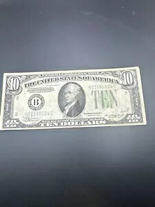 1934 A $10 FRN B j[[N - 10 h - O[ V[ -  B21586024C