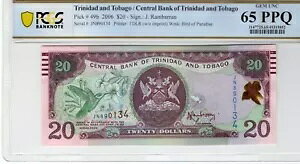 �g���j�_�[�h �g�o�S 2006 20 �h�� PCGS ���� UNC �W�F�� 65 PPQ �s�b�N 49b