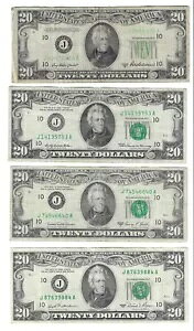 $20 JUXVeB V[Y 1950B 1969 1969C 1981 1985 1988A 1993 I LOT M-12