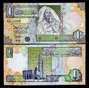rA 1 fBi[ P-64 2002 GADAFFI UNC GADAFFY QADAFFY UNC rAʉ 