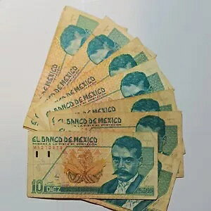 1992 LVR N$10 y\ Tp^ BILLETE $10 kG{X y\