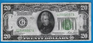1928 B $20 FRN G-VJSAS[h I f}hADBG-O[ V[AT[t@CAfGł!