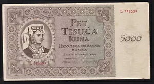 �N���A�`�A --- ��񎟐��E��� --- 5000 �N�i 1943 ---- VF --------