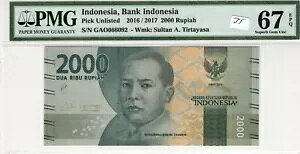 �C���h�l�V�A 2016/2017 2000 ���s�A PMG �F�莆�� UNC 67 EPQ �W�F���s�b�N 155