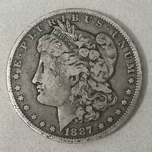 1887 O VF [K h 100 Zg AJ 90% Vo[ $1 US VERY FINE RC #6063