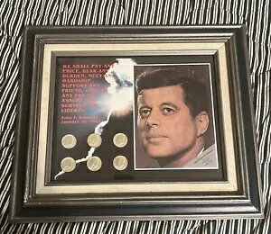 VTG JFK PlfB n[th RC 1964-69 zʐ^B 20x17 C`