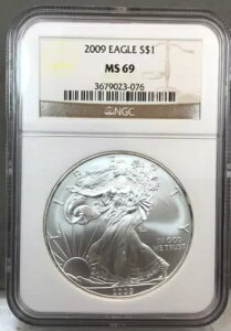 2009 $1 AJ Vo[ C[O NGC MS69 ~ 1IX