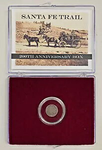 �T���^�t�F �g���C�� �V���o�[ �n�[�t ���A���X �R�C�� 1772-1857 �N���A�P�[�X���� COA