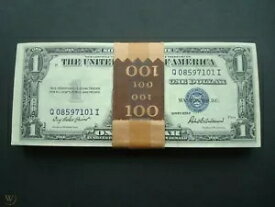 ? $1 シルバー証明書 未流通ロット ? 1935 UNC パック CU から連続 ?
