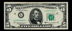 ??$5 1963-A 連邦準備銀行紙幣 STAR サンフランシスコ 送料無料 #112