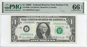 1969C tXAJUXVeB $1 PMG GEM ʂ 66 EPQ B 2  2 