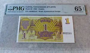 1 [u 1992 grA UNC u PMG 65 O[h EPQ [uAP-35