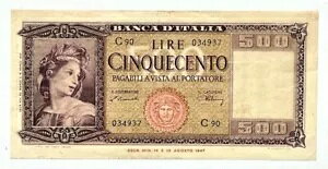 C^A - 500  - 1947 N 8  18  - Pick-80 - ʂɂ!