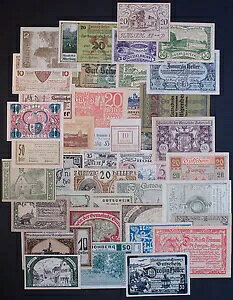 20 ނ̃I[XgA notgeld 1918-21 ̂قƂǂ񗬒