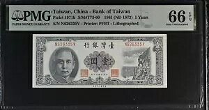 p 1  1961 ND 1972 P 1971 b  UNC PMG 66 EPQ