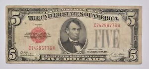 1928 N $5 @ʉ݃bhV[ čϗʊz