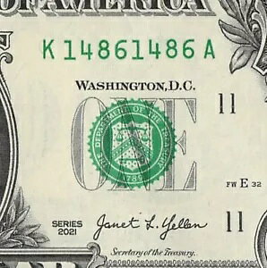 ���s�[�^�[ �t�@���V�[ �V���A���ԍ� 1 �h������ K14861486A 1s 4s 6s 8s Crisp UNC