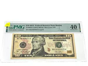 2013�N $10 10�h���A�A�M������s�����{�X�g���A�J���[�A'PMG 40 Ext Fine (#69)