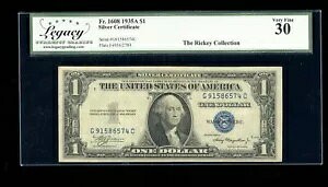 DBR 1935-A Vo[ Fr. 1608 GC ubN KV[ 30 VA G91586574C