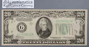 1934 N $20 AMs FRN - VJS - 2055G - F - t@C